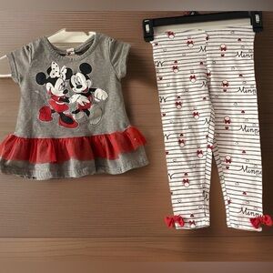 Disney Mickey and Minnie Girls Outfit